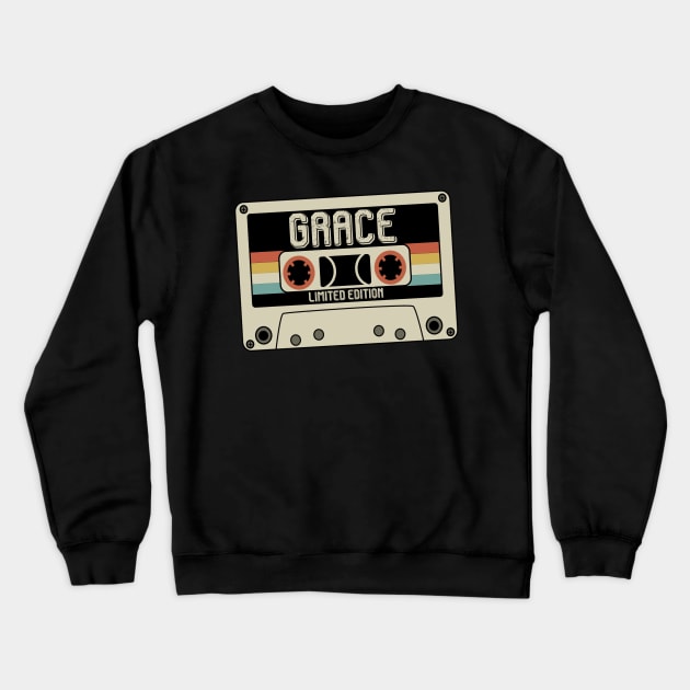 Grace - Limited Edition - Vintage Style Crewneck Sweatshirt by Debbie Art